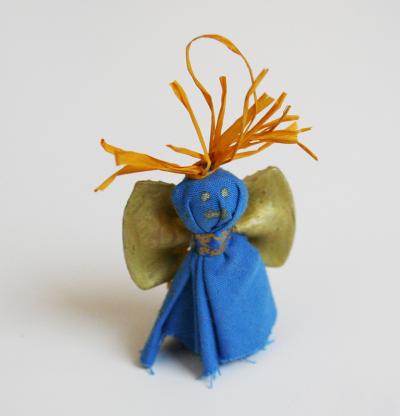 Lavoretto di Natale: l'angioletto Lavoretto di Natale: l'angioletto