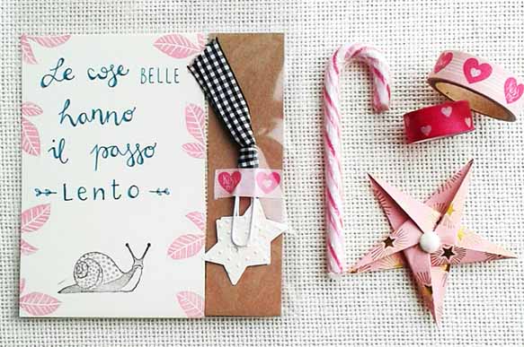 Le cose belle hanno il passo lento. Immagine di un lavoro di Handmadecricri Le cose belle hanno il passo lento. Immagine di un lavoro di Handmadecricri